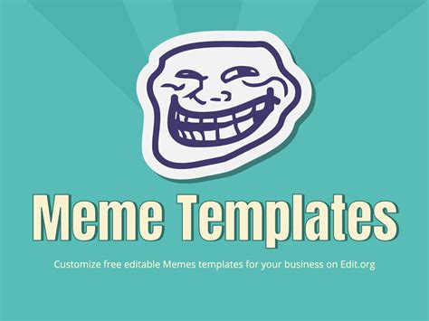 Free Meme templates to design online 